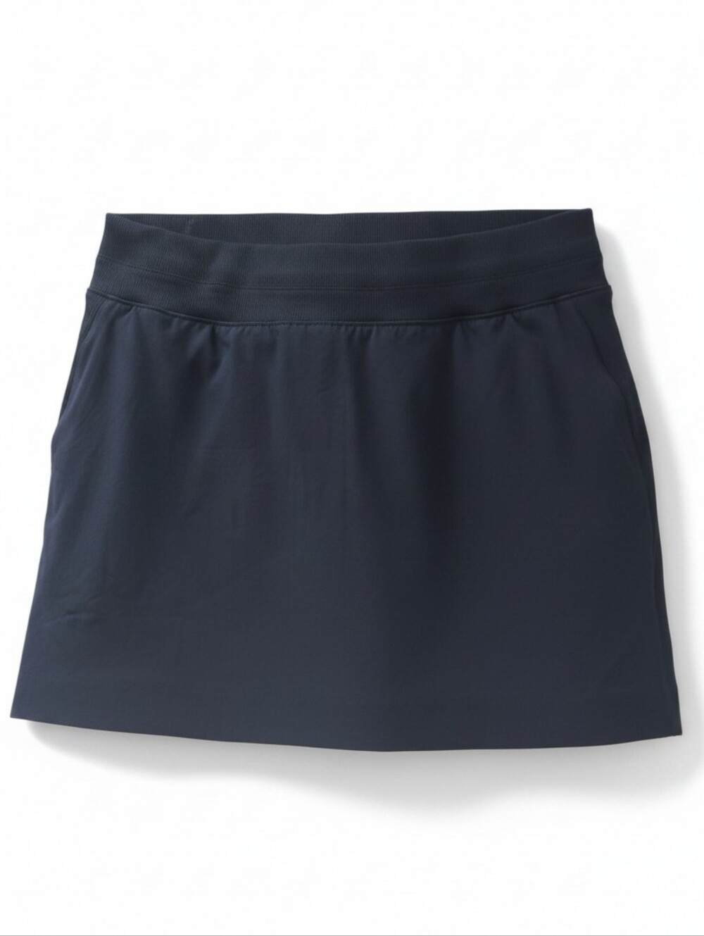 Member's Mark Navy Stretch Skort Size Large Athletic Golf Tennis Skirt